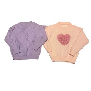 Girl’s Knit Sweater Bundle (Size 7-8)